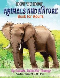 bokomslag Dot to Dot Animals and Nature Book For Adults