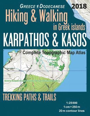 Karpathos & Kasos Complete Topographic Map Atlas 1 1