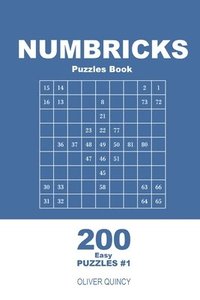 bokomslag Numbricks Puzzles Book - 200 Easy Puzzles 9x9 (Volume 1)