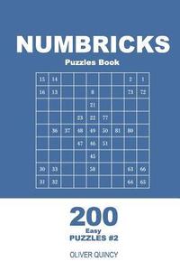 bokomslag Numbricks Puzzles Book - 200 Easy Puzzles 9x9 (Volume 2)