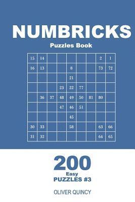 bokomslag Numbricks Puzzles Book - 200 Easy Puzzles 9x9 (Volume 3)