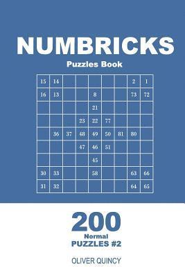 Oliver Quincy - Numbricks Puzzles Book - 200 Normal Puzzles 9x9 (Volume 2), Häftad