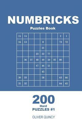Oliver Quincy - Numbricks Puzzles Book - 200 Hard Puzzles 9x9 (Volume 1), Häftad