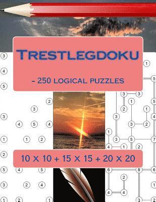bokomslag Trestlegdoku - 250 logical puzzles: 10 x 10 + 15 x 15 + 20 x 20. This is an excellent sudoku for you.