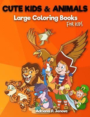 Adriana P. Jenova - Cute Kids & Animals: Large coloring books for kids: Ocean Kids Coloring Book Ages 2-4, 4-8, Boys, Girls, Fun Early Learning, Relaxation, Wo, Häftad. Tillgänglighet: Lägg i varukorg