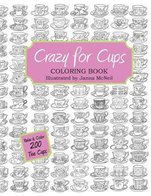 bokomslag Crazy for Cups: Adult Coloring Book