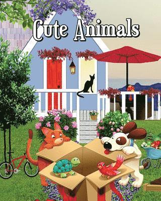 bokomslag Cute Animals: Fun Dogs & Cats to Color for Early Childhood Learning, Preschool! (100 Pages)