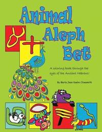 bokomslag Animal Aleph Bet: A Coloring Book Through the Eyes of the Ancient Hebrews