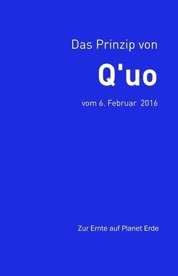 bokomslag Das Prinzip von Q'uo (6. Februar 2016)