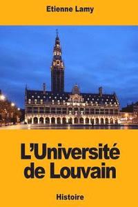 bokomslag L'Université de Louvain