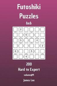 bokomslag Futoshiki Puzzles - 200 Hard to Expert 6x6 vol. 4