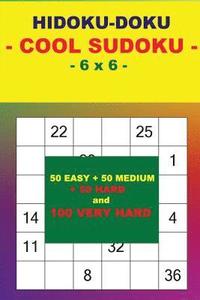 bokomslag HIDOKU-DOKU - COOL SUDOKU - 6 x 6 -