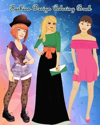 Belinda Anderson - Fashion Design Coloring Book: Lovely Fashion: An Adult Coloring Book with Beautiful Dresses, Häftad