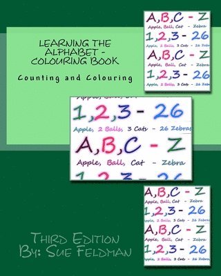 Learning the Alphabet - Colouring Book 1