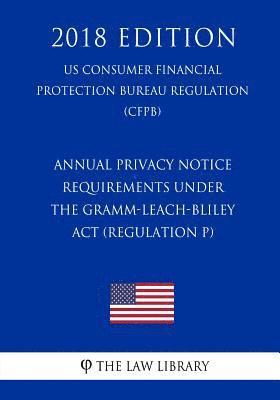 Annual Privacy Notice Requirements Under the Gramm-Leach-Bliley Act (Regulation P) (US Consumer Financial Protection Bureau Regulation) (CFPB) (2018 E 1