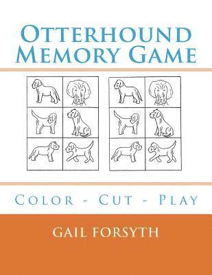 Otterhound Memory Game: Color - Cut - Play 1