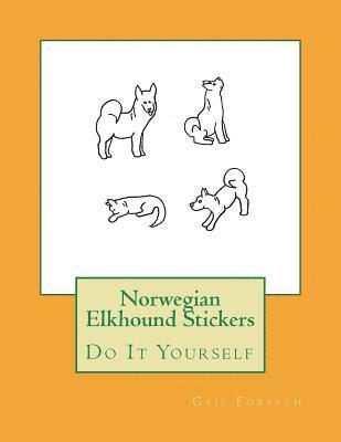 Norwegian Elkhound Stickers: Do It Yourself 1