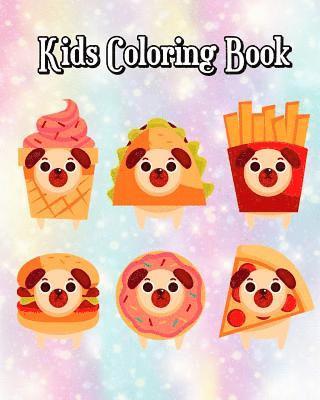 bokomslag Kids Coloring Book: Food & Dessert to Color for Early Childhood Learning, Preschool! Plus Fun Activities for Kids