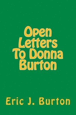 bokomslag Open Letters To Donna Burton