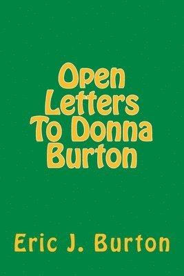 Open Letters To Donna Burton 1