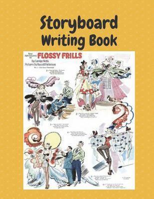 Storyboard Writing Book: 8.5x11 100 Pages Classic Flossy Frills Comic Book Story Board Writing Book 1