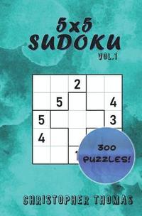 bokomslag 5x5 Sudoku Vol.1: 300 5x5 Sudoku Puzzles: Easy, Medium, Hard