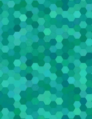 bokomslag Blue Hex (Small Hexagon Graph Paper)