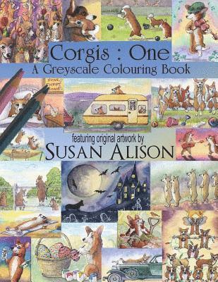 Susan Alison - Corgis: One: A dog lover's greyscale colouring book, Häftad