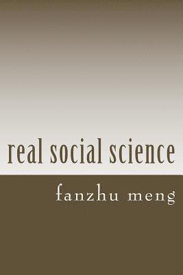 Fanzhu Meng - real social science, Häftad