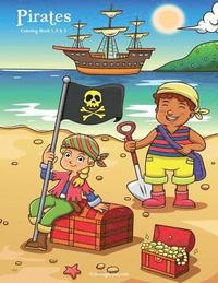 bokomslag Pirates Coloring Book 1, 2 & 3