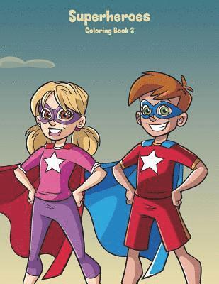 bokomslag Superheroes Coloring Book 2