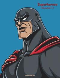 bokomslag Superheroes Coloring Book 1 & 2