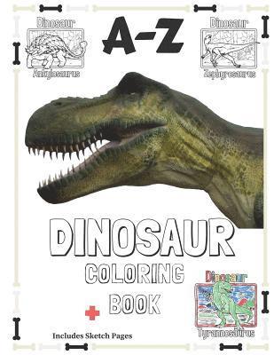 A-Z Dinosaur Coloring Book 1