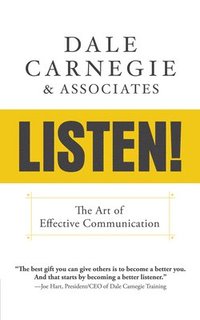 bokomslag Listen!:  The Art of Effective Communication