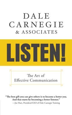 bokomslag Listen!:  The Art of Effective Communication