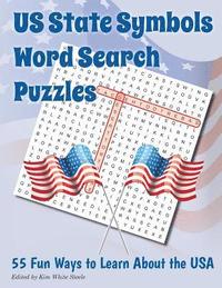 bokomslag US State Symbols Word Search Puzzles