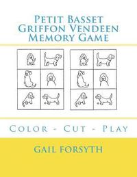 bokomslag Petit Basset Griffon Vendeen Memory Game