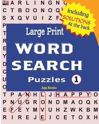 Large Print WORD SEARCH Puzzles: 100 best puzzles for Seniors (Vol. 1) 1