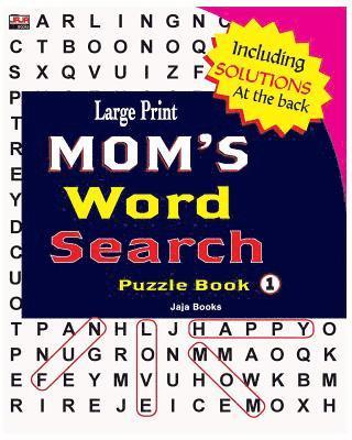 bokomslag Large Print MOM'S Word Search Puzzle Book, Vol. 1