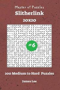 bokomslag Master of Puzzles Slitherlink - 200 Medium to Hard 20x20 vol. 6