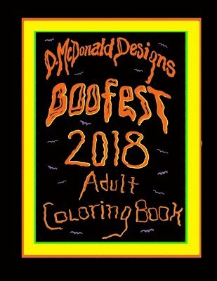 D.McDonald Designs Boofest 2018 Adult Coloring Book 1