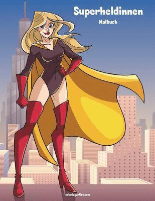bokomslag Superheldinnen-Malbuch 1