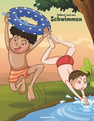 bokomslag Malbuch rund ums Schwimmen 1