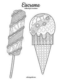 bokomslag Eiscreme-Malbuch für Erwachsene 1