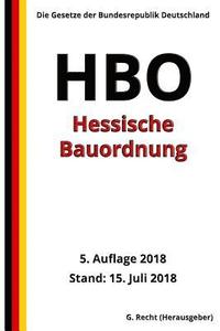 bokomslag Hessische Bauordnung - HBO, 5. Auflage 2018