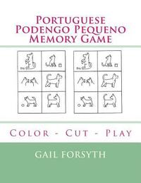 bokomslag Portuguese Podengo Pequeno Memory Game
