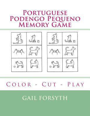 bokomslag Portuguese Podengo Pequeno Memory Game