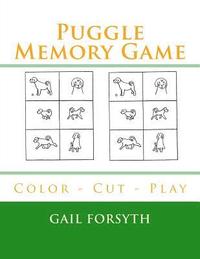bokomslag Puggle Memory Game: Color - Cut - Play