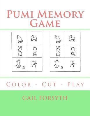 bokomslag Pumi Memory Game: Color - Cut - Play