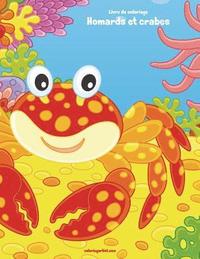 bokomslag Livre de coloriage Homards et crabes 1